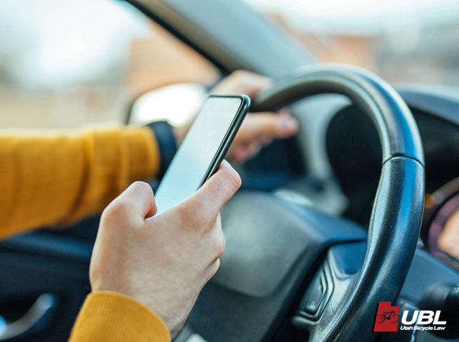 Distracted Driver Bicycle Accident